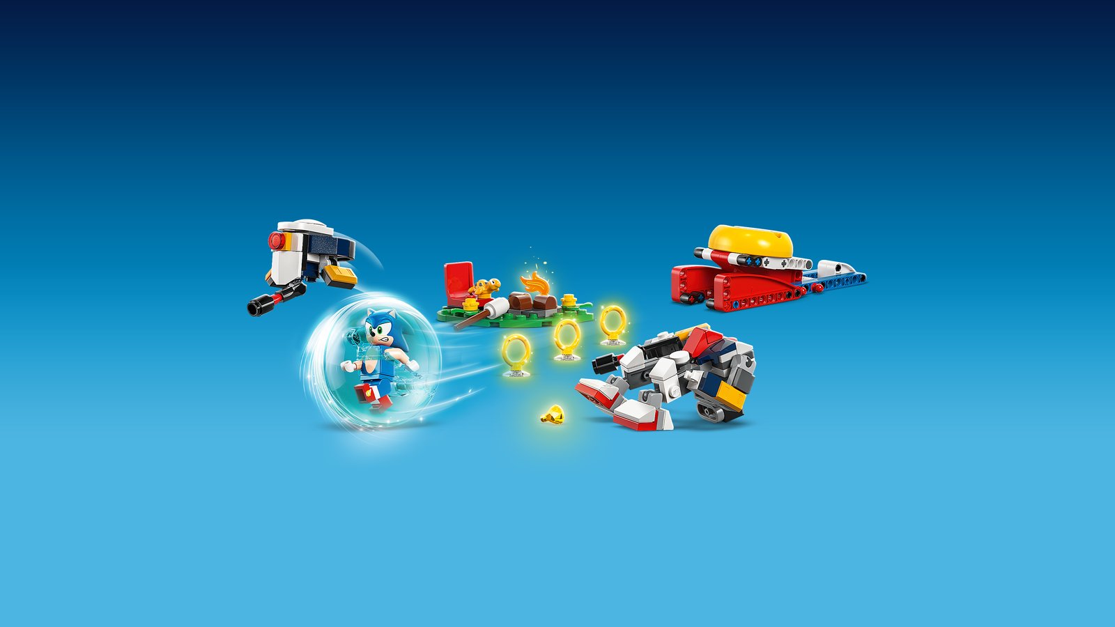 LEGO 77001 LEGO® Sonic 77001 - Sonics Showdown am Lagerfeuer – Detailansicht 1