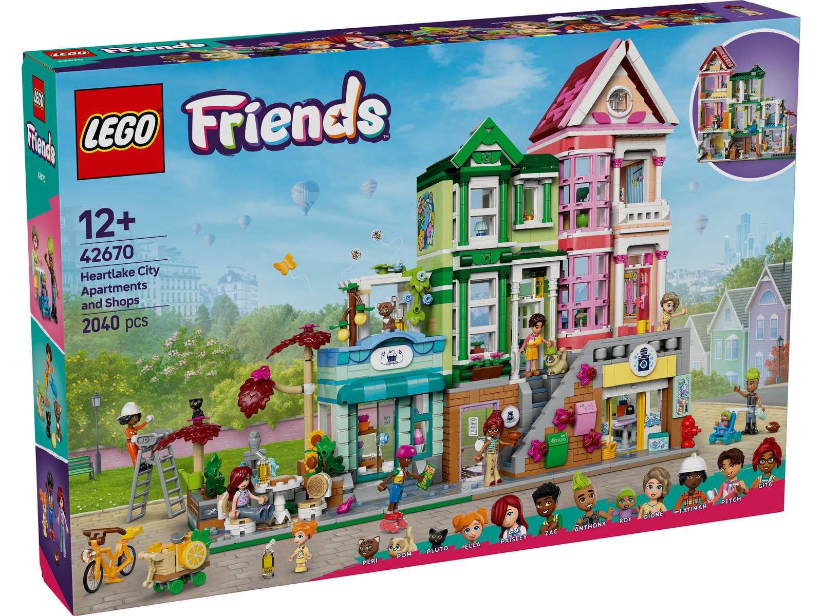 LEGO® Friends 42670 - Heartlake City Wohn- und Einkaufsstraße LEGO® Friends 42670 - Heartlake City Wohn- und Einkaufsstraße