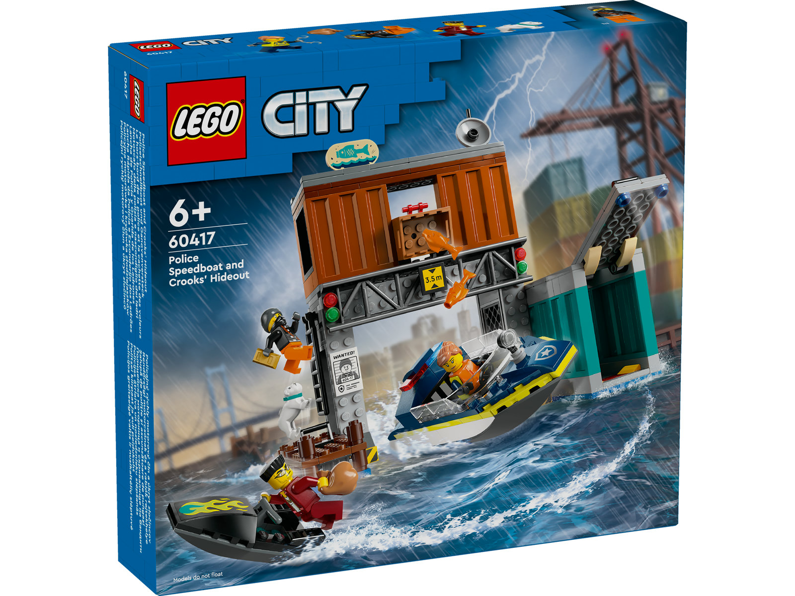 LEGO® City 60417 - Polizeischnellboot und Ganovenversteck LEGO® City 60417 - Polizeischnellboot und Ganovenversteck