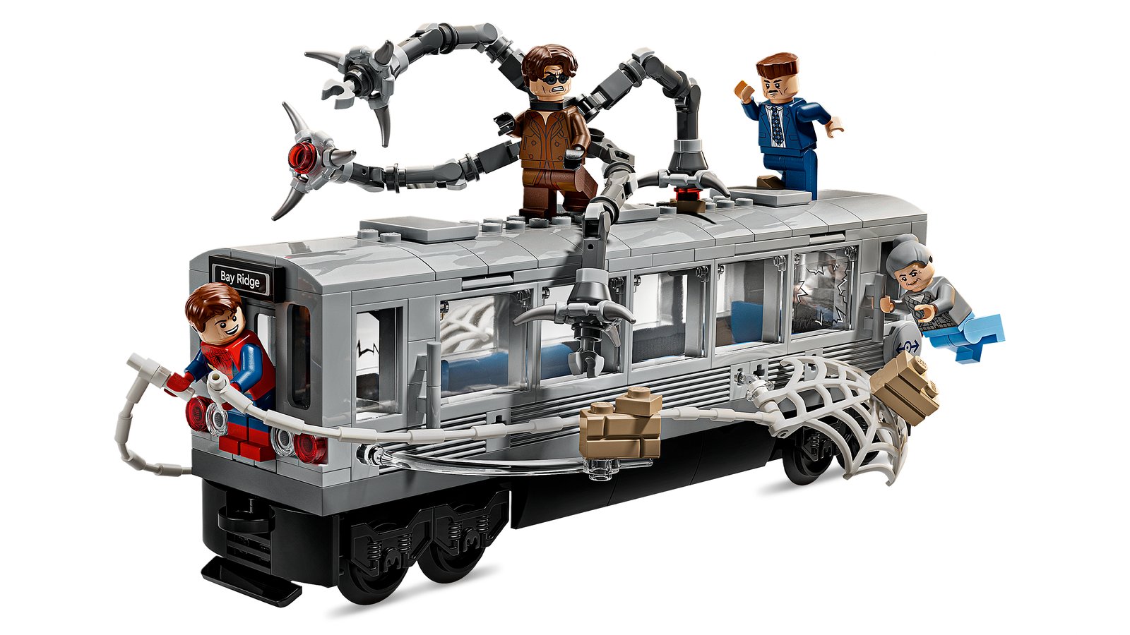 LEGO 76321 LEGO® Super Heroes 76321 - Spider-Man vs. Doc Ock: Showdown in der U-Bahn – Detailansicht 1