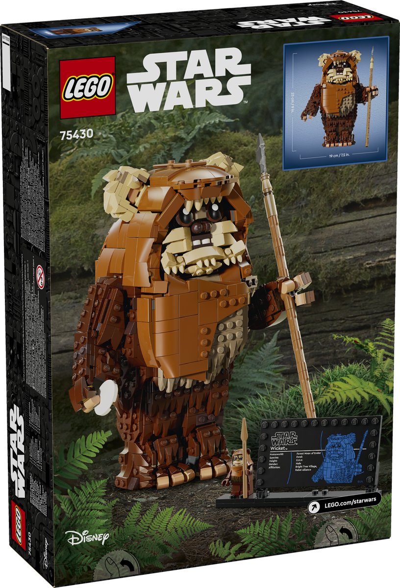 LEGO 75430 LEGO® Star Wars™ 75430 - Der Ewok Wicket™ – Verpackung hinten