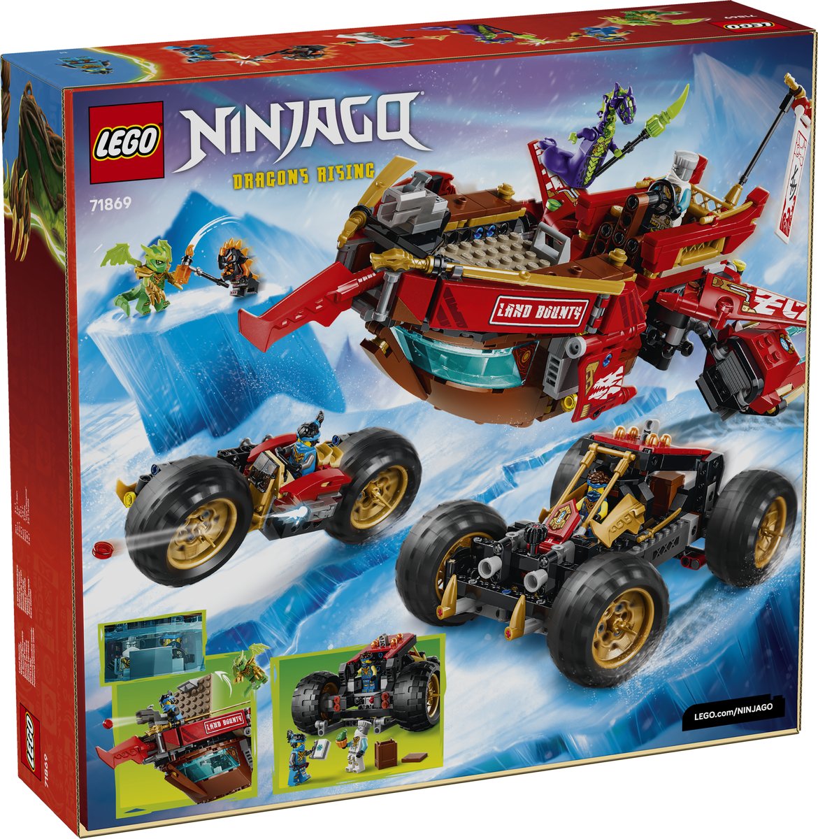 LEGO 71869 LEGO® NINJAGO® 71869 - Wüstensegler – Verpackung hinten
