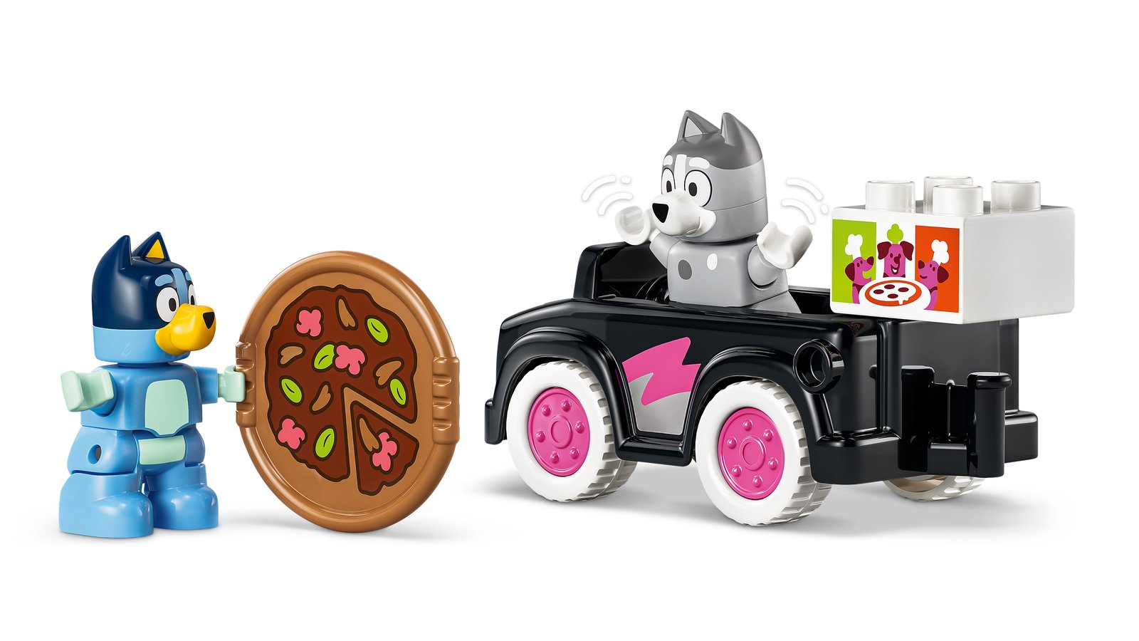 LEGO 10469 LEGO® DUPLO® Bluey 10469 - Pizza-Schwestern mit Muffin und Bluey – Detailansicht 1