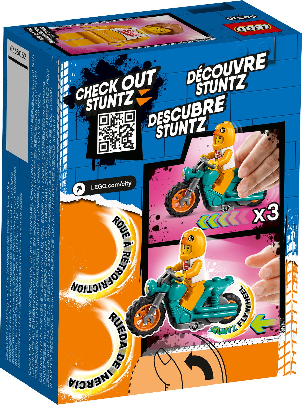 LEGO® City 60310 - Maskottchen-Stuntbike - Box Back