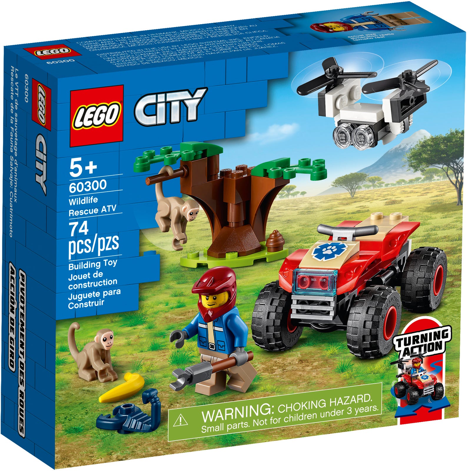 LEGO® City 60300 - Tierrettungs-Quad - Box Front