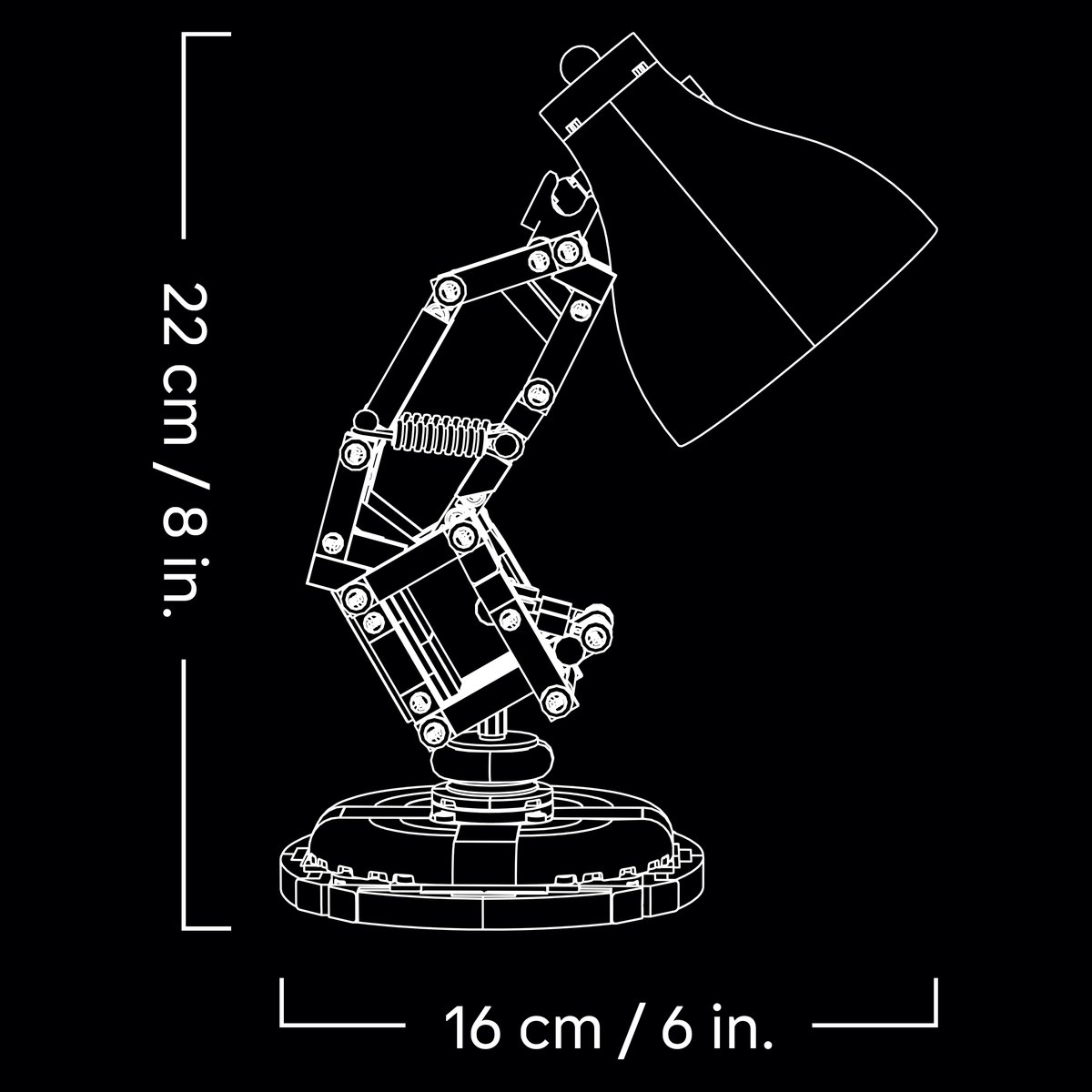 LEGO 21357 LEGO Ideas 21357 - Disney Pixar Luxo Jr. – Detailansicht 8