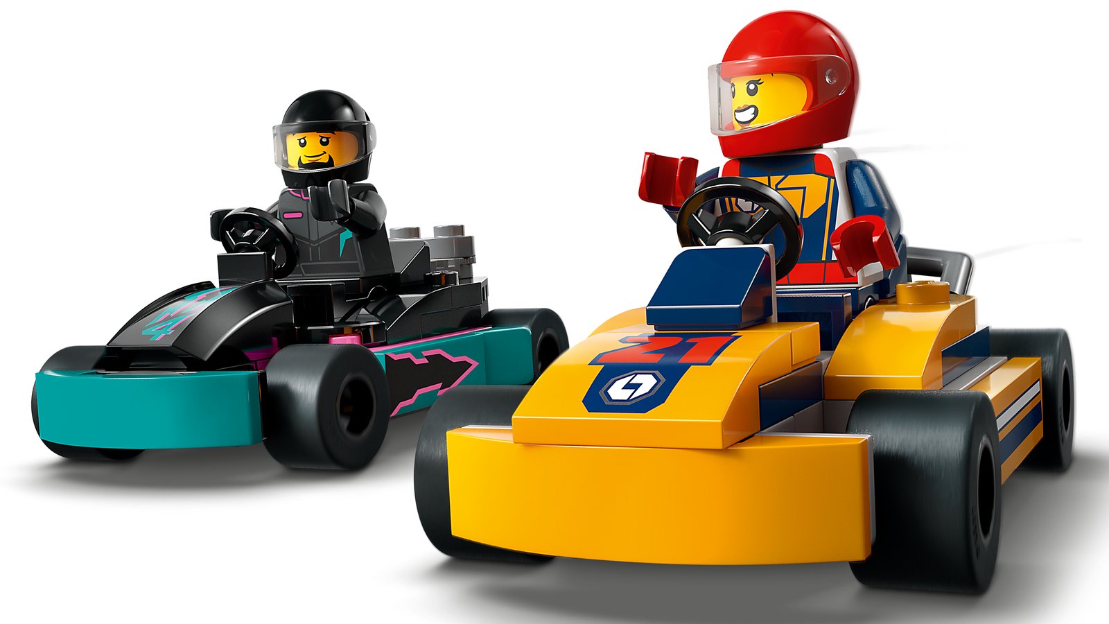 LEGO 60400 LEGO® City 60400 - Go-Karts mit Rennfahrern – Detailansicht 3