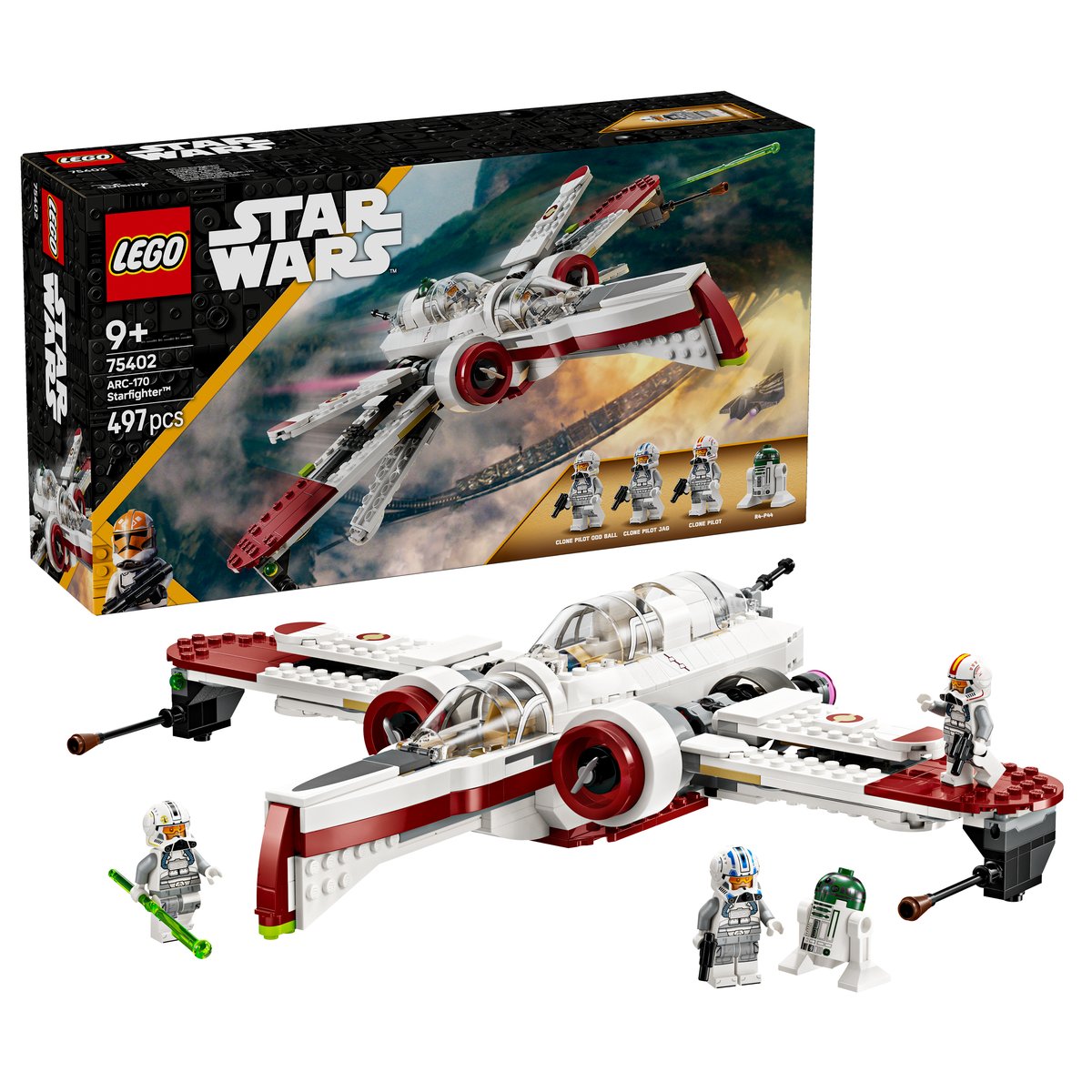 LEGO 75402 LEGO® Star Wars™ 75402 - ARC-170 Starfighter™ – Box & Produkt