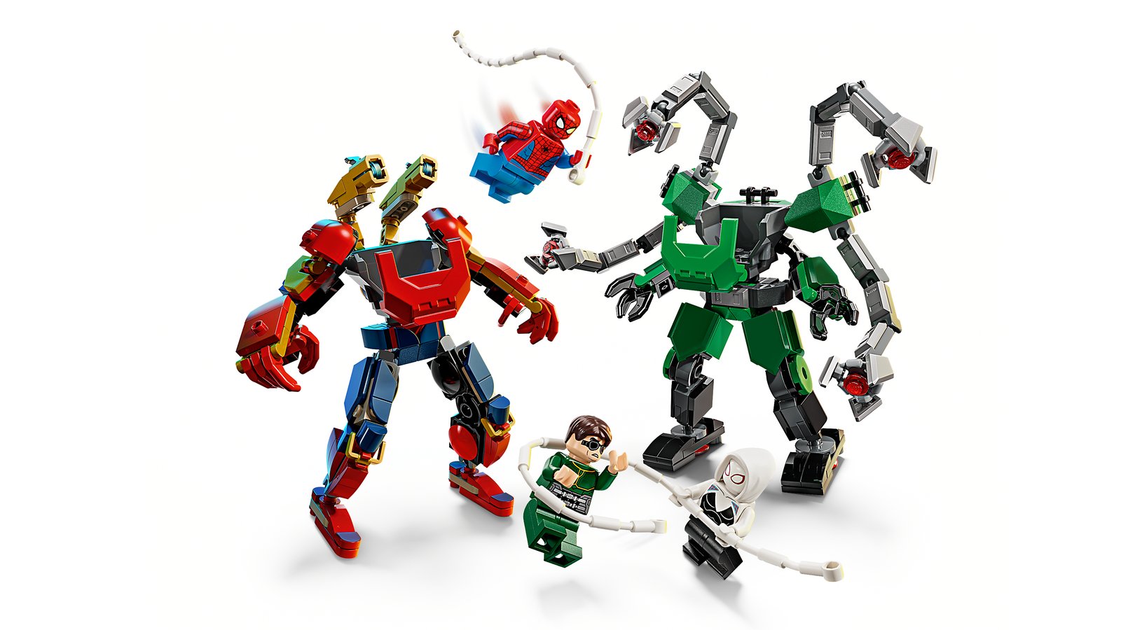 LEGO 76338 LEGO® Super Heroes Marvel 76338 - Mech-Duell: Spider-Man vs. Doc Ock – Detailansicht 1