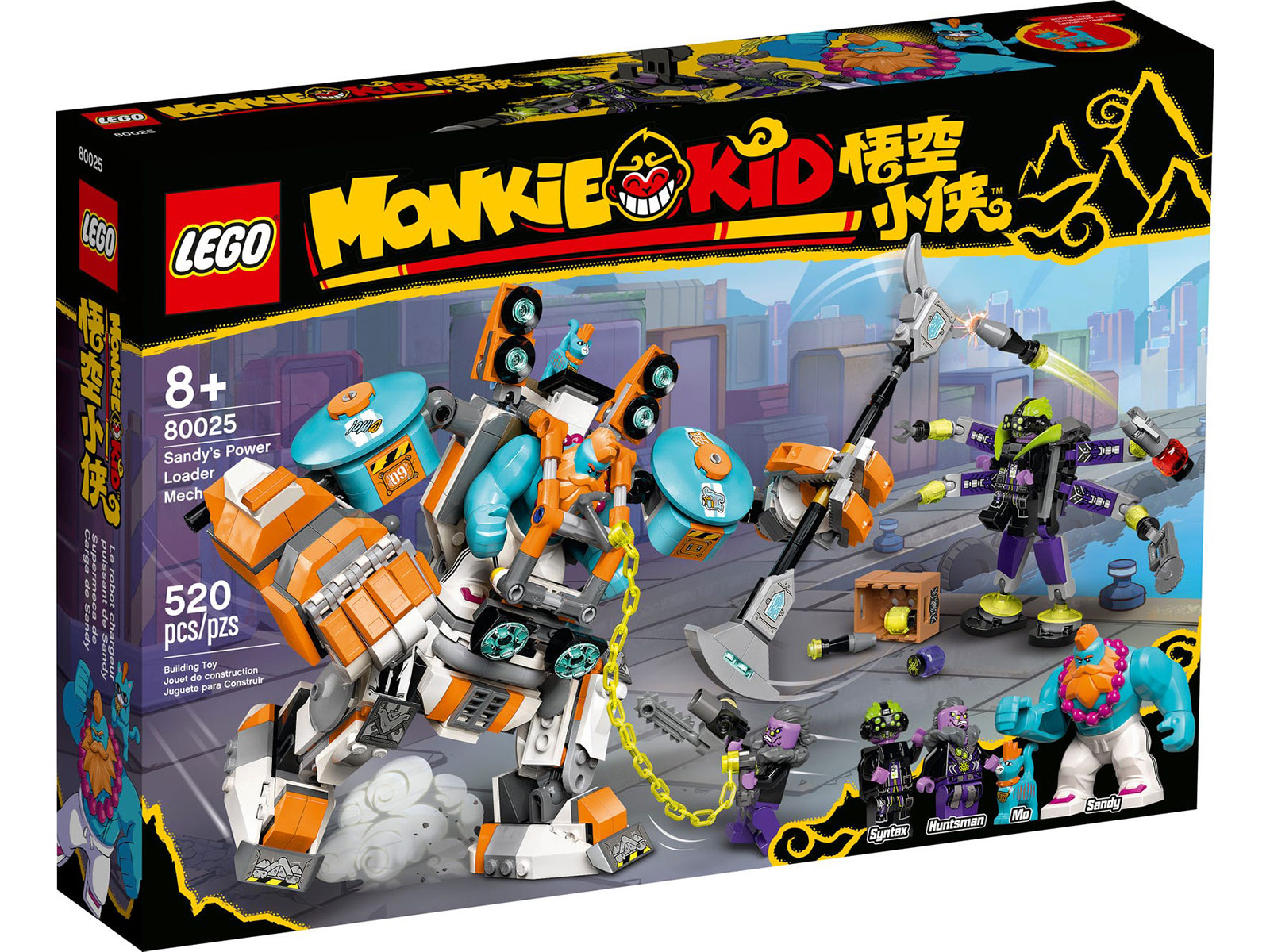 LEGO® Monkie Kid 80025 - Supermeca de Carga de Sandy