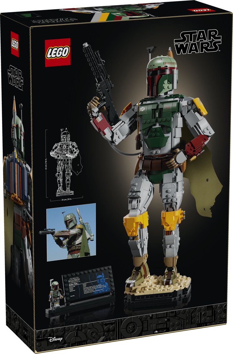 LEGO 75455 LEGO® Star Wars™ 75455 - Boba Fett™ – Verpackung hinten