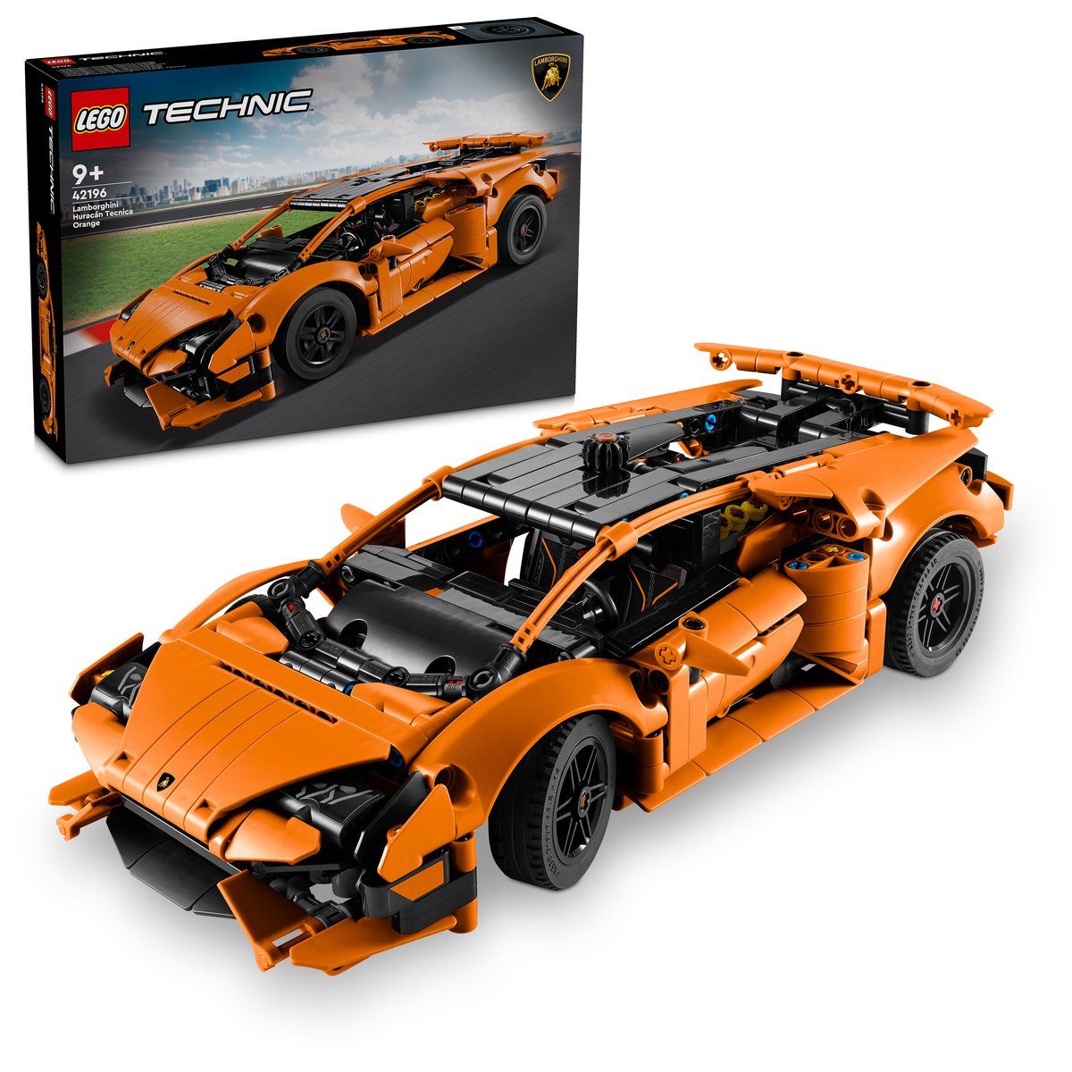 LEGO 42196 LEGO® Technic 42196 - Lamborghini Huracán Tecnica Orange – Box & Produkt