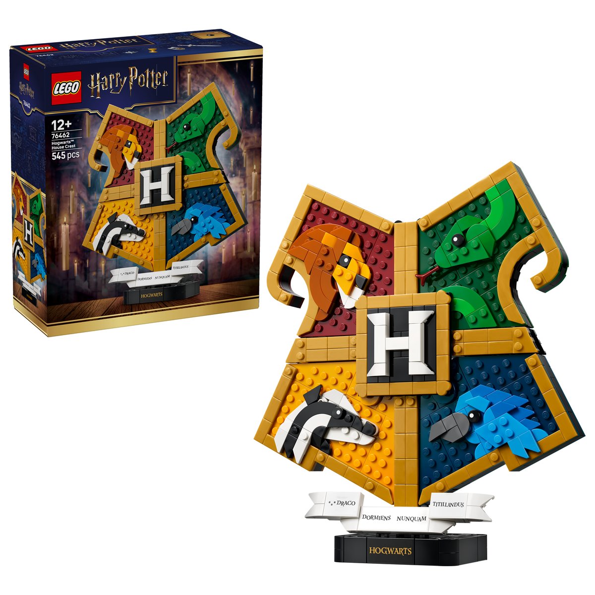 LEGO 76462 LEGO® Harry Potter™ 76462 - Hogwarts™ Hauswappen – Box & Produkt
