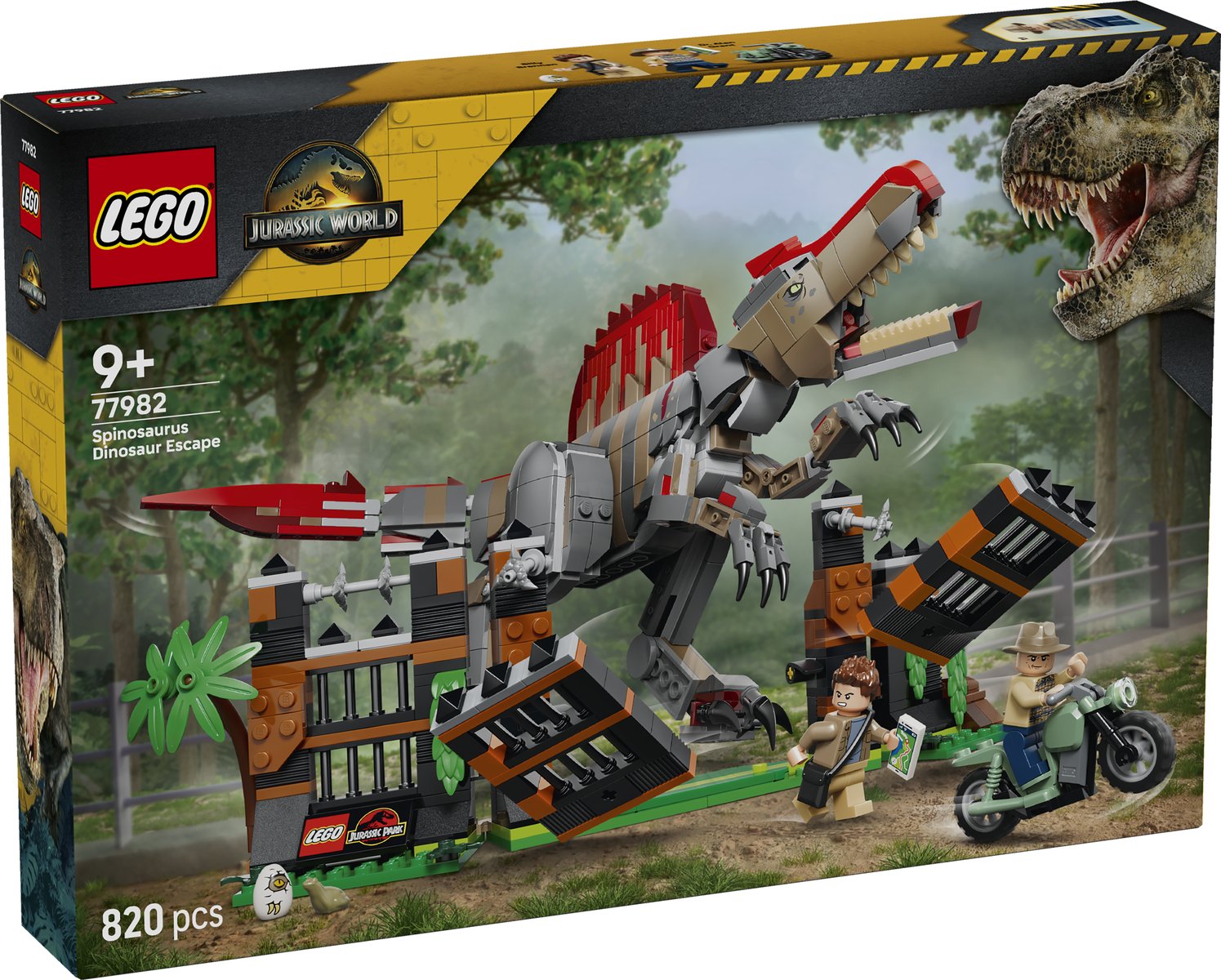 LEGO 77982 LEGO® Jurassic World 77982 - Flucht des Spinosaurus – Verpackung vorne