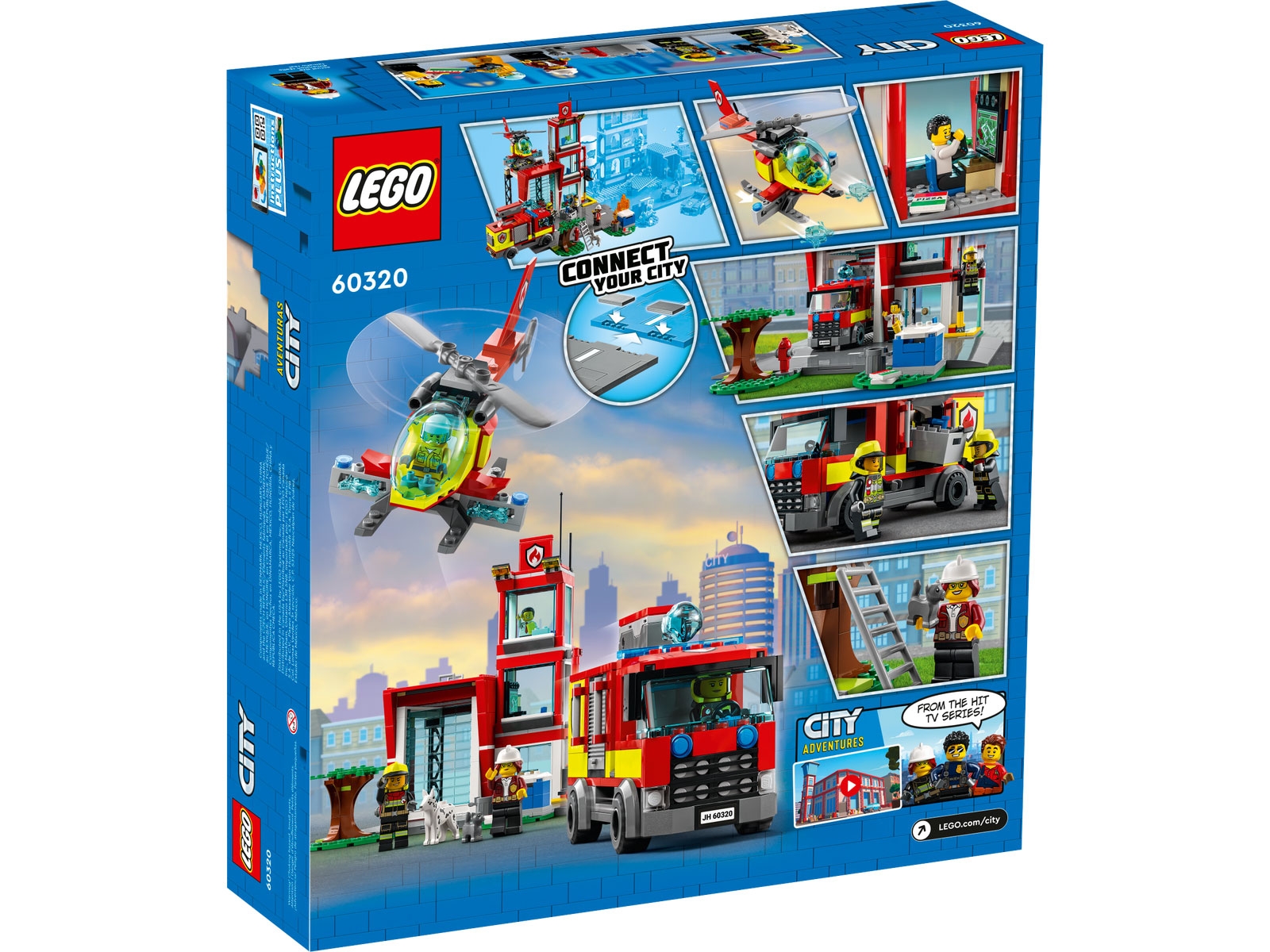LEGO® City 60320 - Feuerwache - Box Back