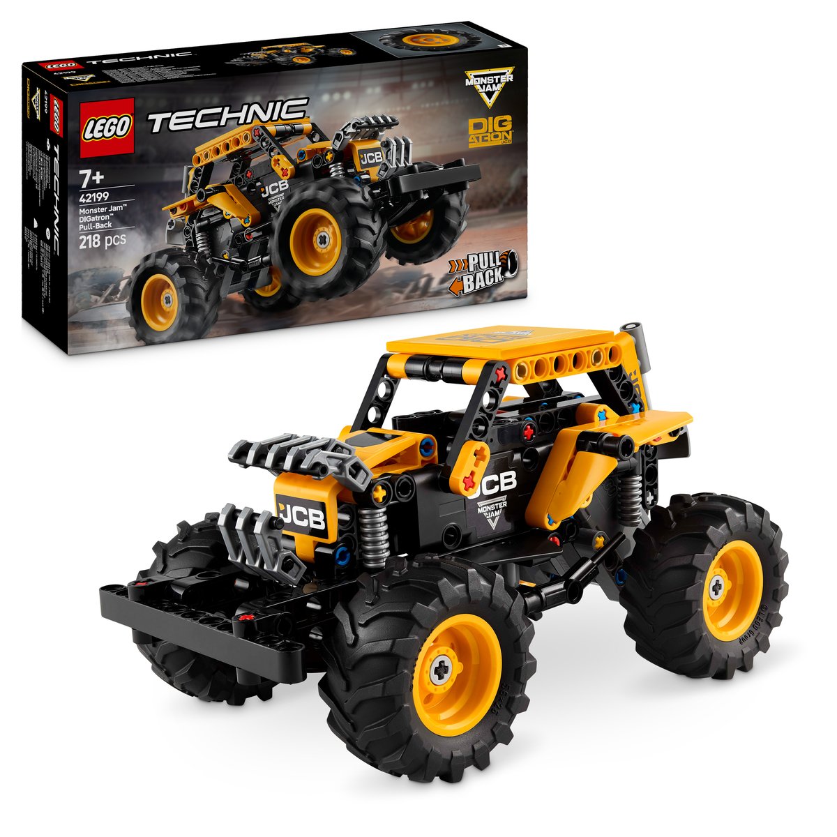 LEGO 42199 LEGO® Technic 42199 - Monster Jam™ DIGatron™ – Box & Produkt