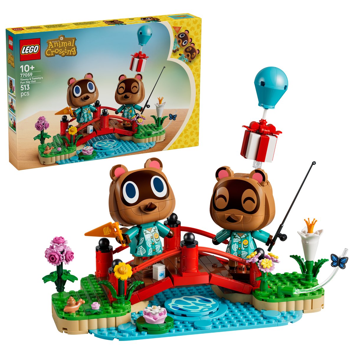 LEGO 77059 LEGO® Animal Crossing™ 77059 - Ausflug mit Nepp und Schlepp – Box & Produkt