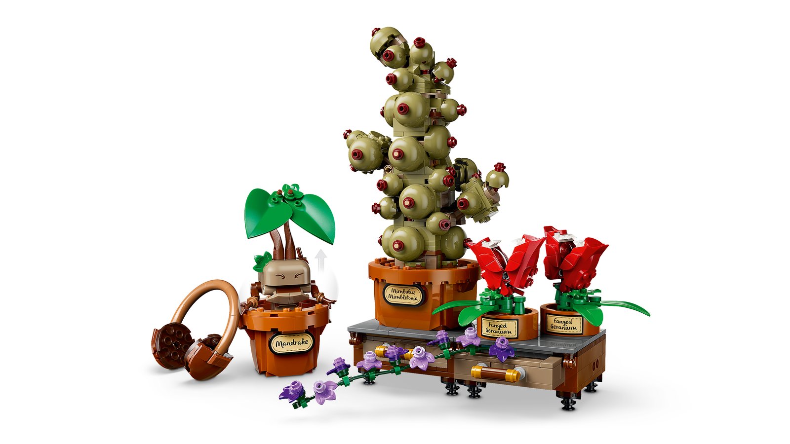 LEGO 76474 LEGO® Harry Potter™ 76474 - Schloss Hogwarts™: Kräuterkunde-Pflanzen – Detailansicht 4