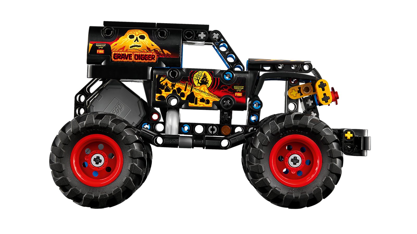 LEGO 42219 LEGO® Technic 42219 - Monster Jam™ Grave Digger™ Feuer und Eis – Detailansicht 2