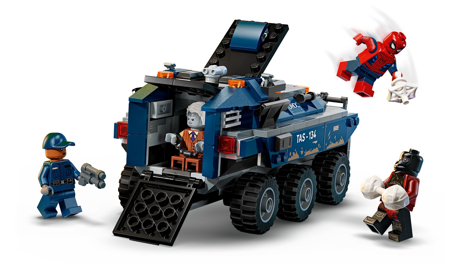 LEGO 76349 LEGO® ǀ Marvel 76349 - Spider-Man Jagt den Gefängnistransporter – Detailansicht 1