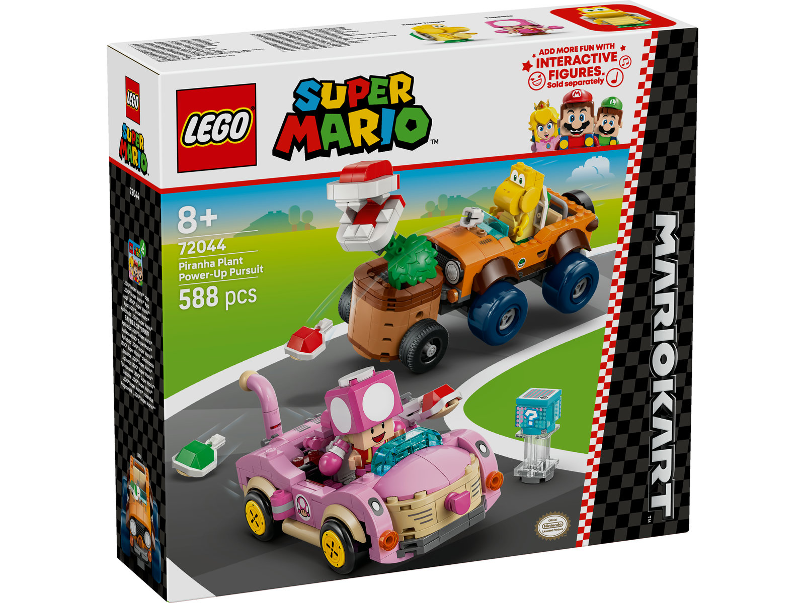 LEGO® Super Mario 72044 - Mario Kart™ – Power-Up-Jagd mit Piranha-Pflanzen LEGO® Super Mario 72044 - Mario Kart™ – Power-Up-Jagd mit Piranha-Pflanzen