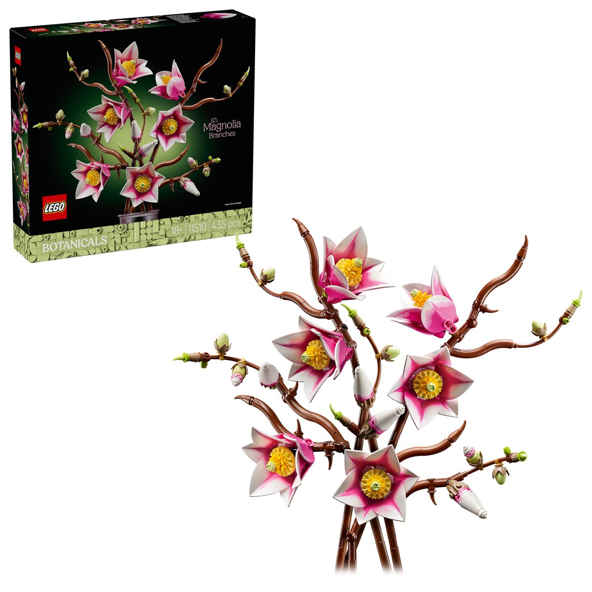 LEGO 11510 LEGO® Botanicals 11510 - Magnolienzweige – Box & Produkt