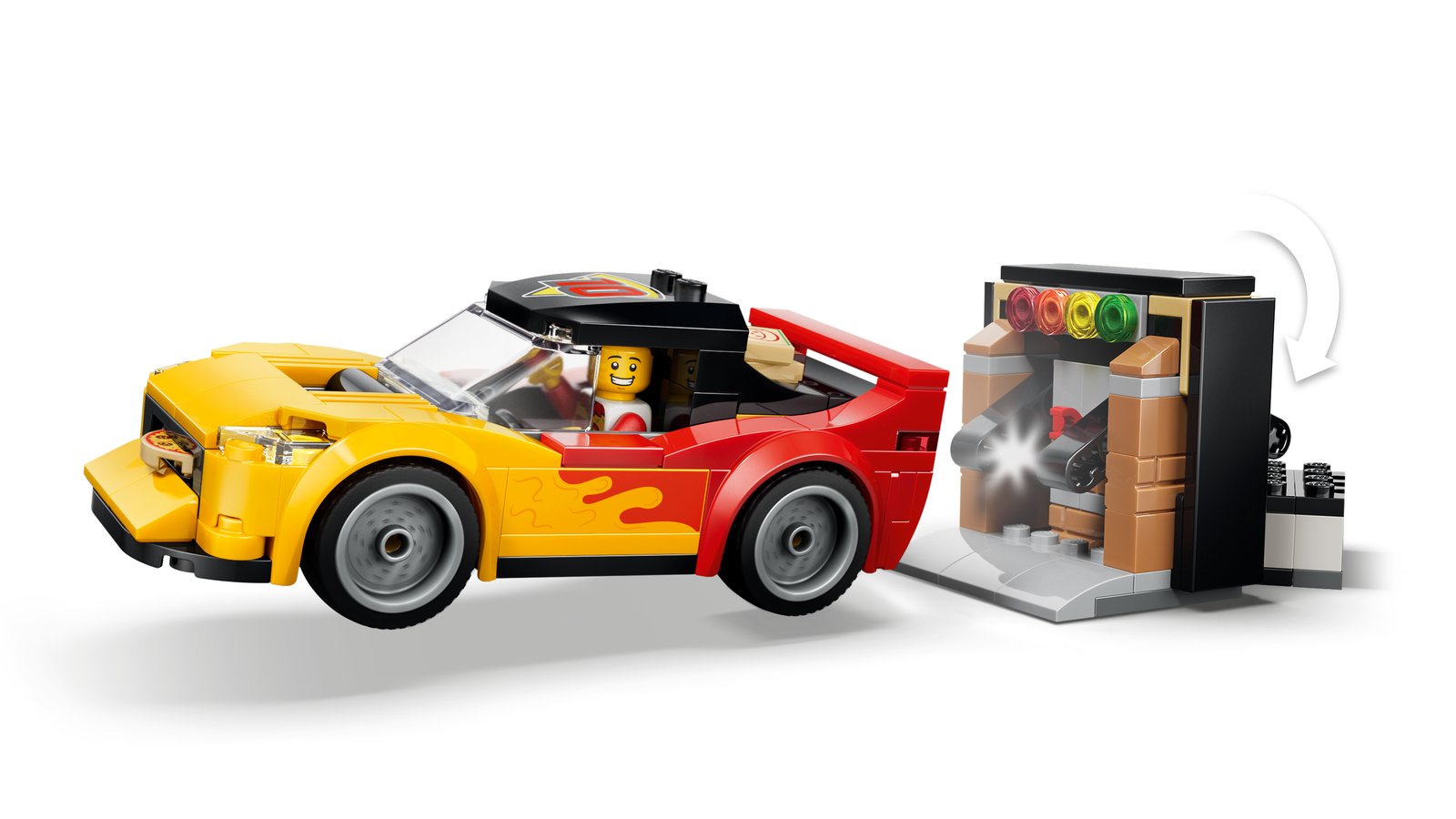 LEGO 60496 LEGO® City 60496 - Pizza-Liefererlebnis mit Fahrzeugen – Detailansicht 3