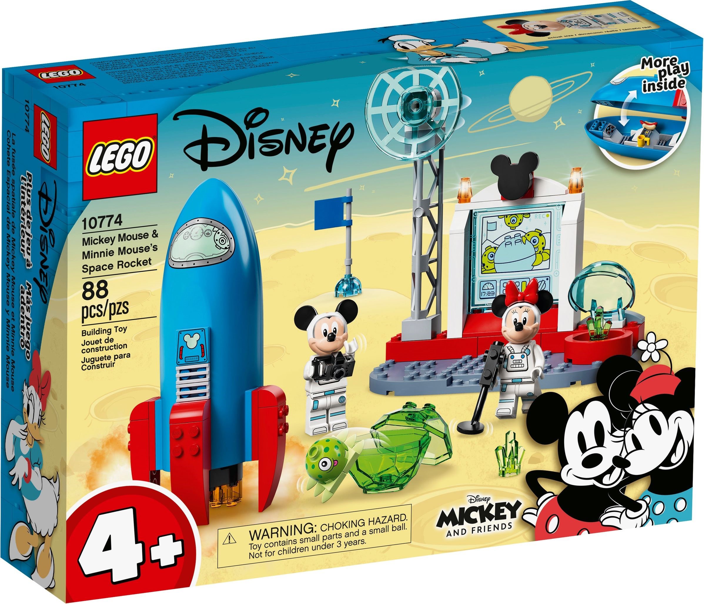 LEGO® Disney 10774 - Mickys und Minnies Weltraumrakete