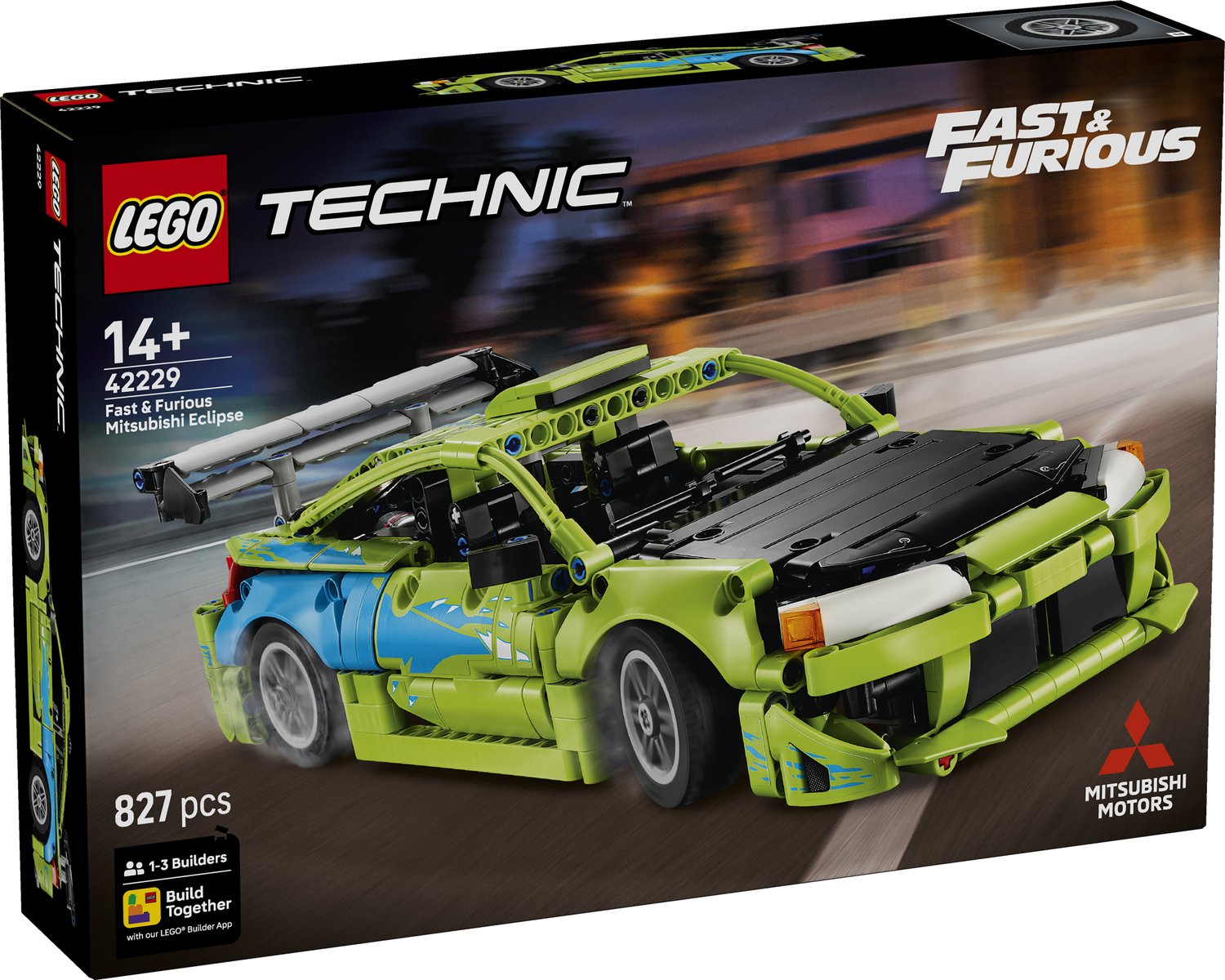 LEGO 42229 LEGO® Technic 42229 - Fast and Furious Mitsubishi Eclipse Auto – Verpackung vorne