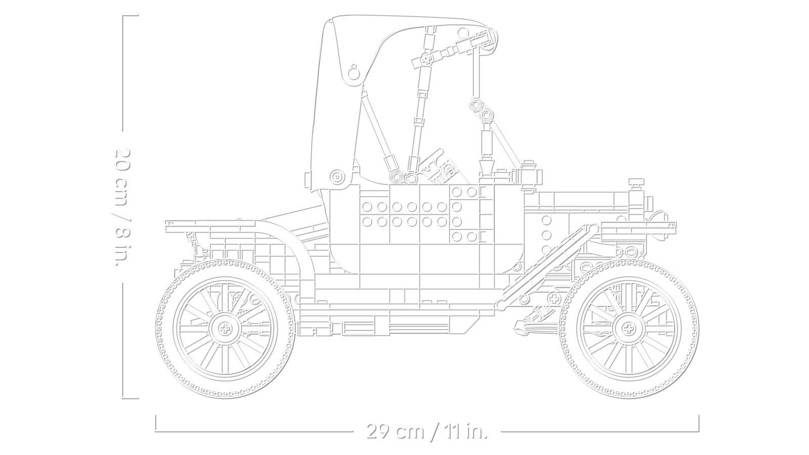 LEGO 11376 LEGO® Icons 11376 - Ford Model T – Detailansicht 11