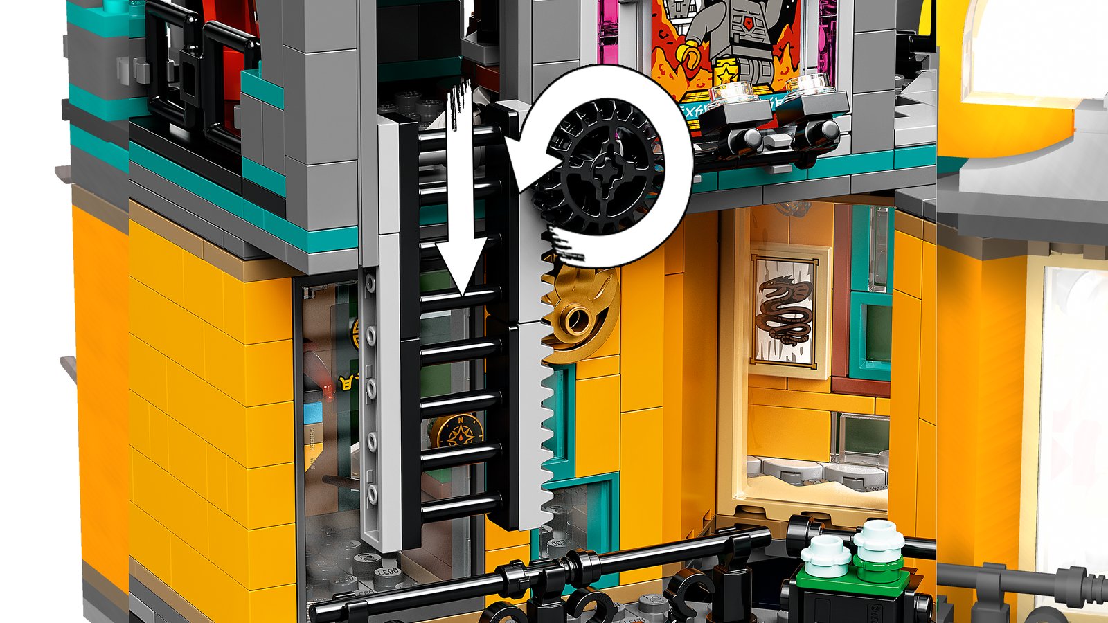 LEGO 71741 LEGO® Ninjago 71741 - Die Gärten von NINJAGO® City – Detailansicht 5