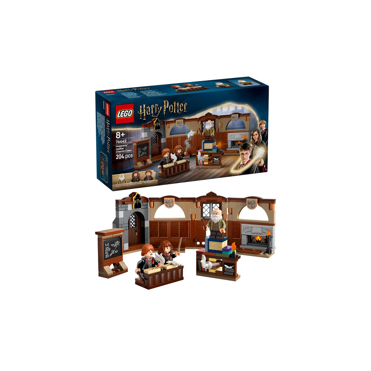 LEGO 76442 LEGO® Harry Potter™ 76442: Schloss Hogwarts™: Zauberkunstunterricht – Box & Produkt