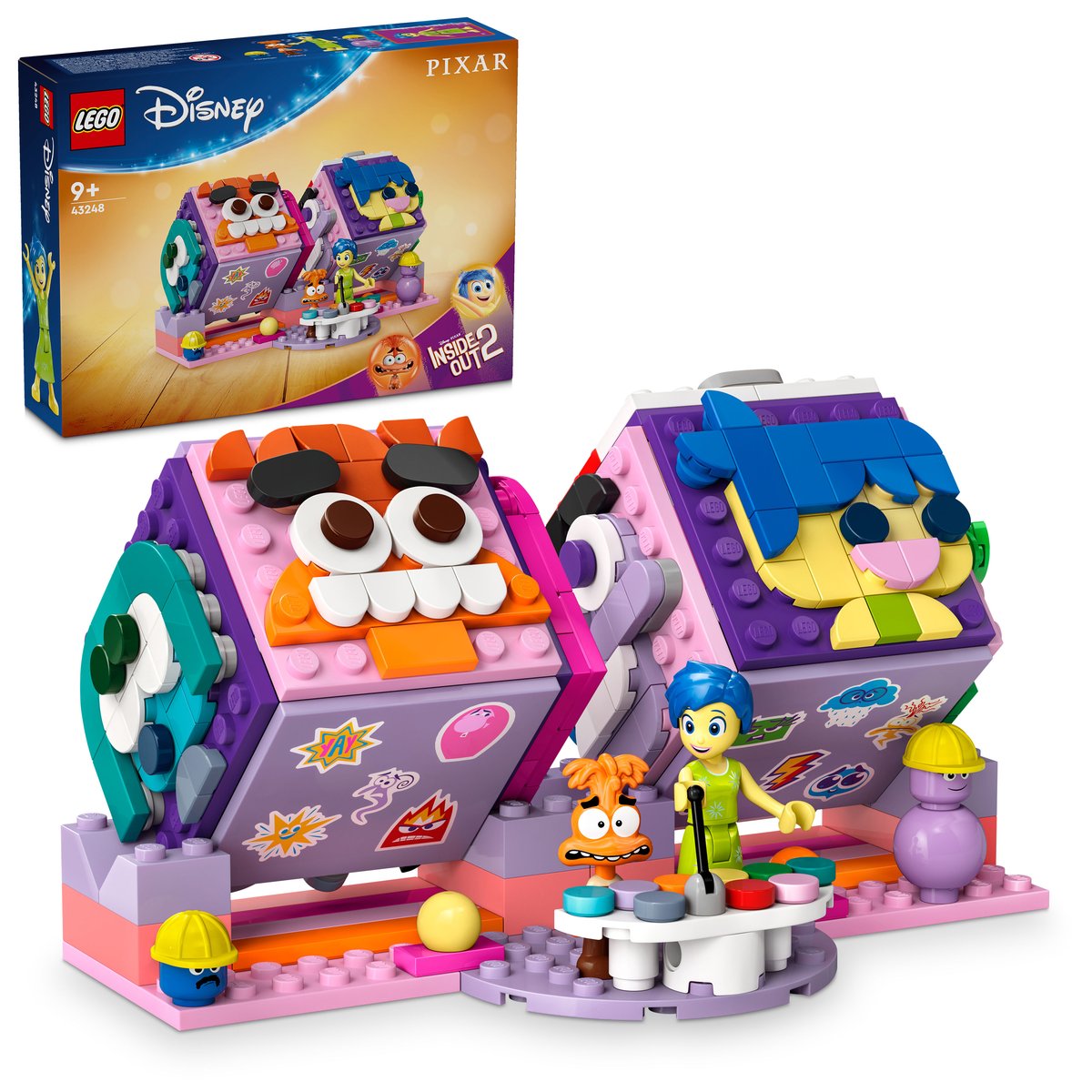 LEGO 43248 LEGO® Disney Pixar 43248 - Alles steht Kopf 2 Stimmungswürfel – Box & Produkt