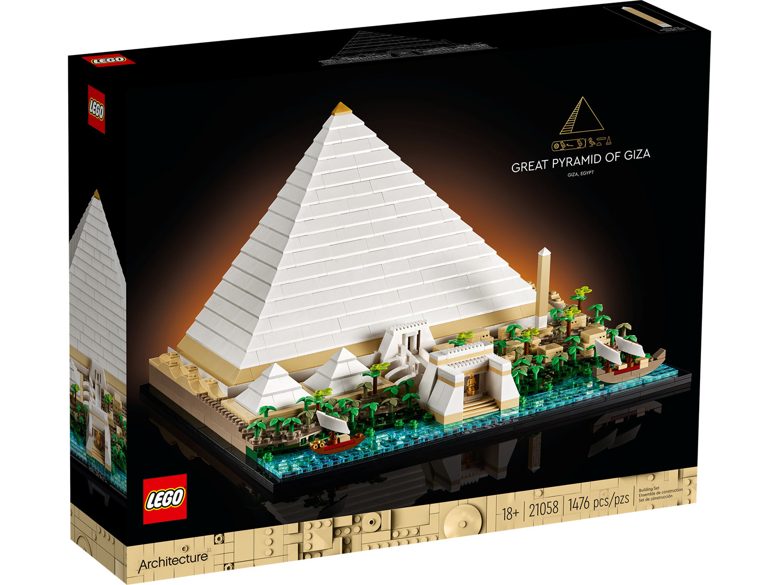 LEGO® Architecture 21058 - Cheops-Pyramide LEGO® Architecture 21058 Box Front