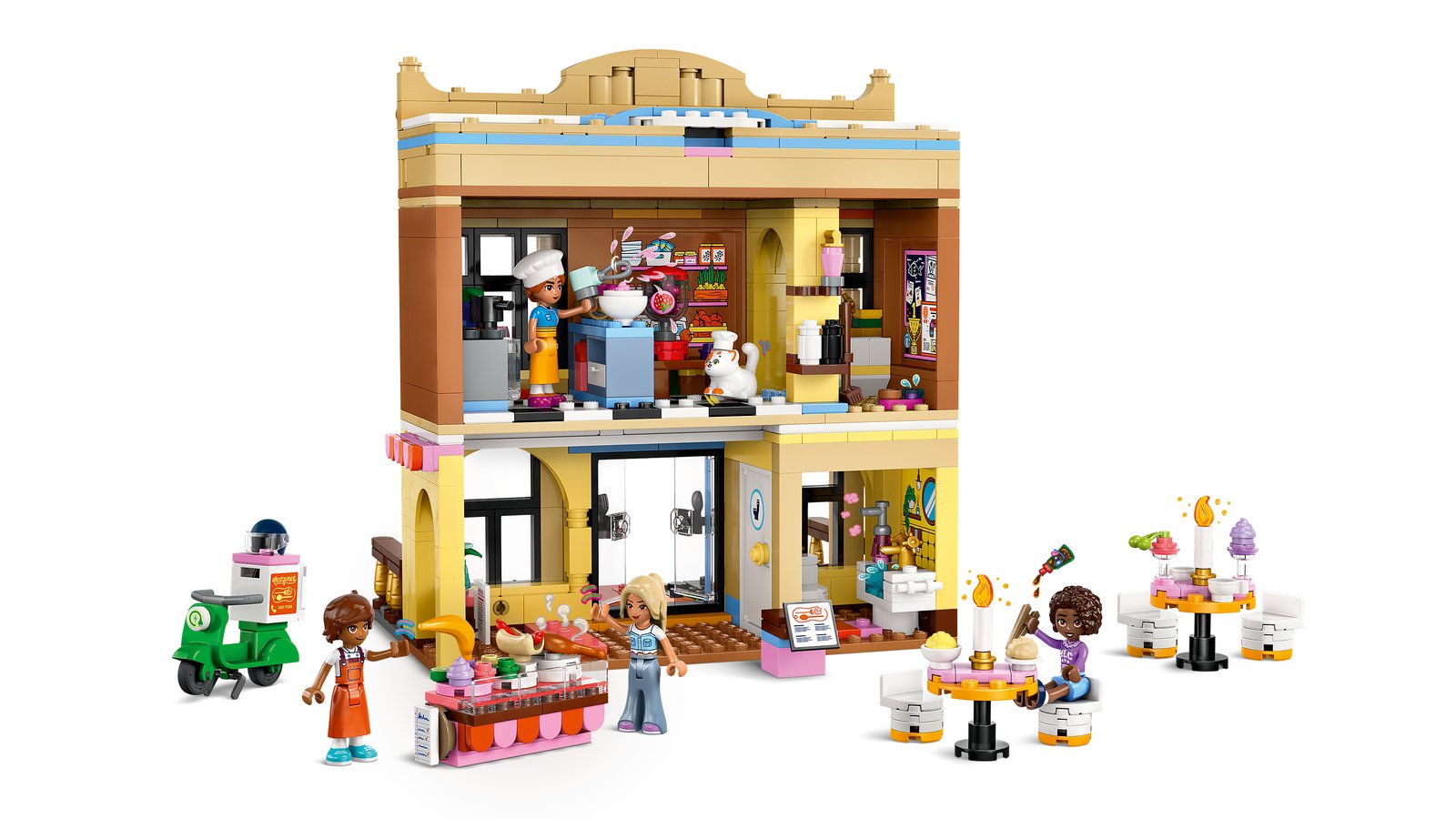 LEGO 42655 LEGO® Friends 42655 - Restaurant und Kochschule – Detailansicht 1