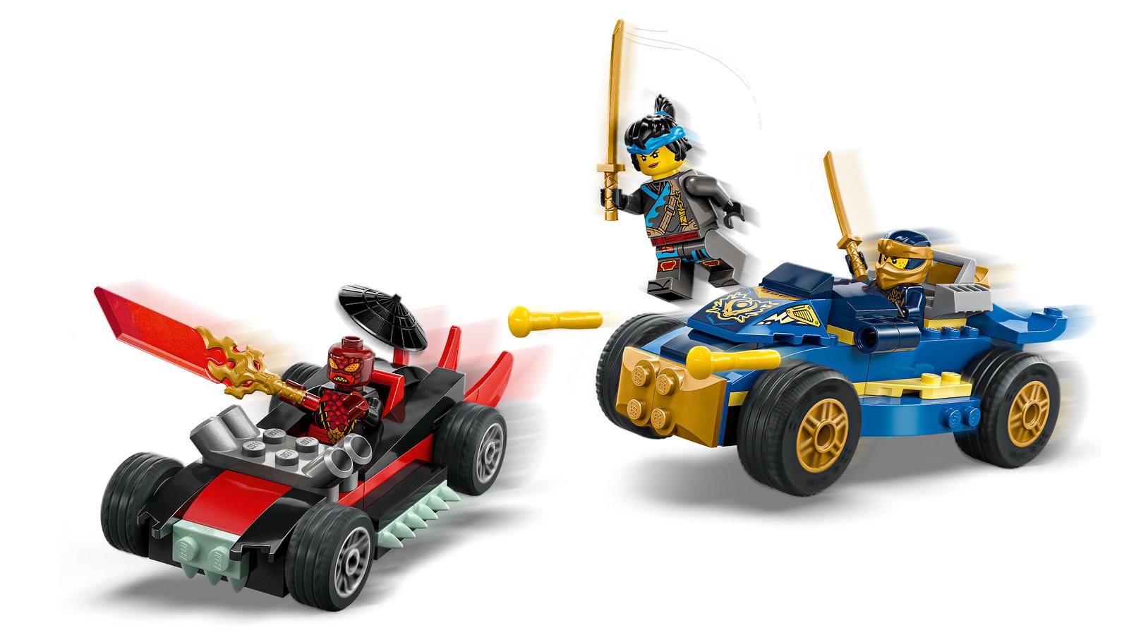 LEGO 71840 LEGO® Ninjago 71840 - Action-Autorennen: Rogue vs. Drix – Primaeres Produktbild