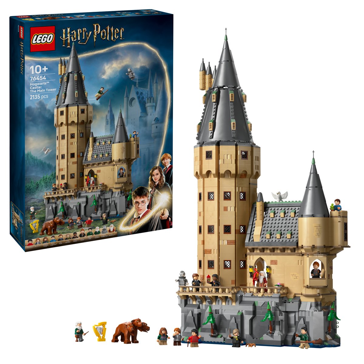 LEGO 76454 LEGO® Harry Potter™ 76454: Schloss Hogwarts™: Der Hauptturm – Box & Produkt