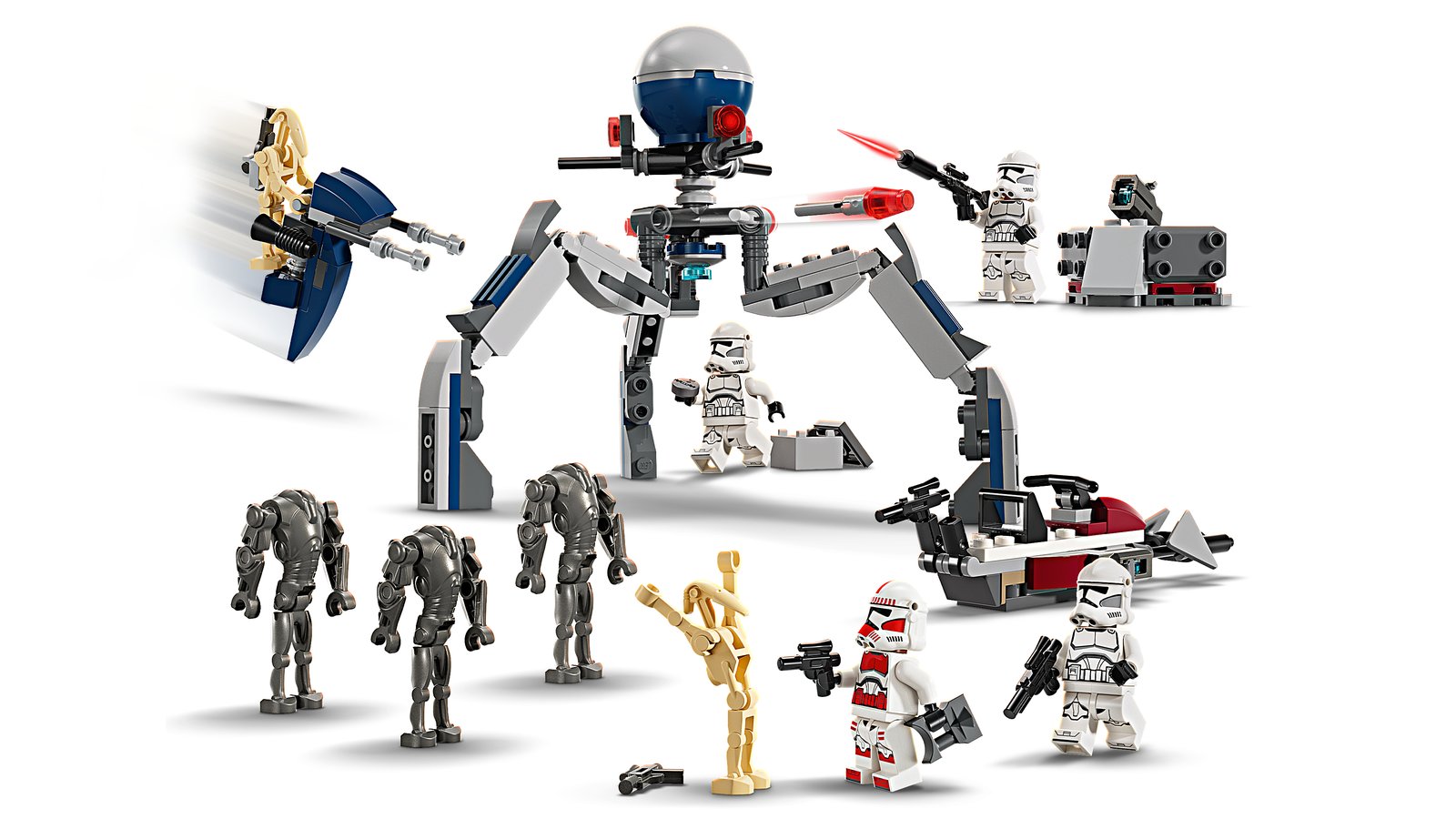 LEGO 75372 LEGO® Star Wars™ 75372 - Clone Trooper™ & Battle Droid™ Battle Pack – Detailansicht 2