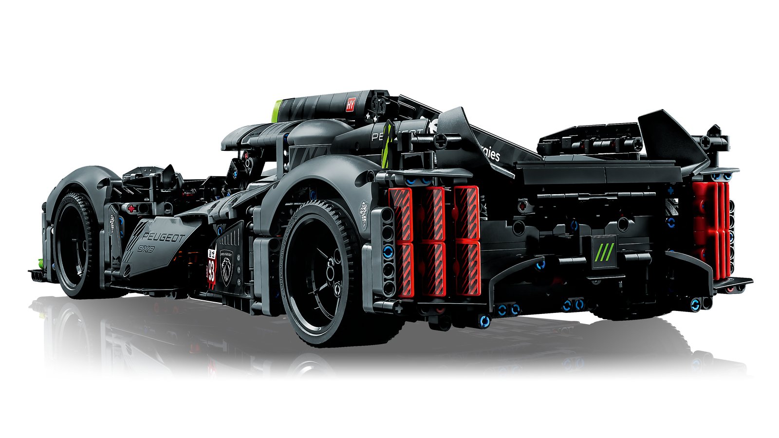 LEGO 42156 LEGO® Technic 42156 - PEUGEOT 9X8 24H Le Mans Hybrid Hypercar – Detailansicht 5