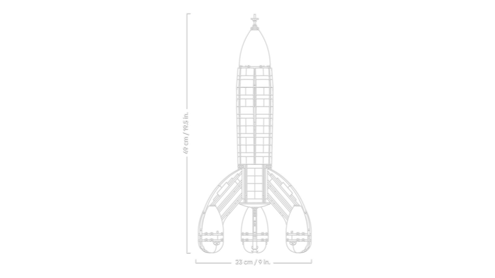 LEGO 21367 LEGO® Ideas 21367 - Die Mondrakete von Tim und Struppi – Detailansicht 5