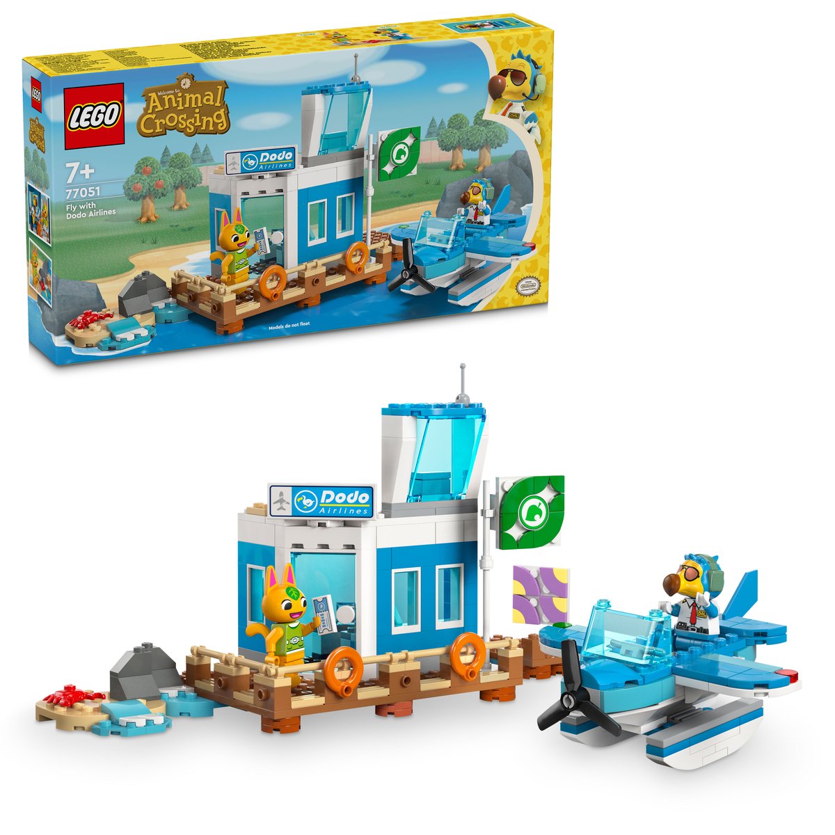 LEGO 77051 LEGO® Animal Crossing 77051 - Flieg mit Dodo Airlines – Box & Produkt