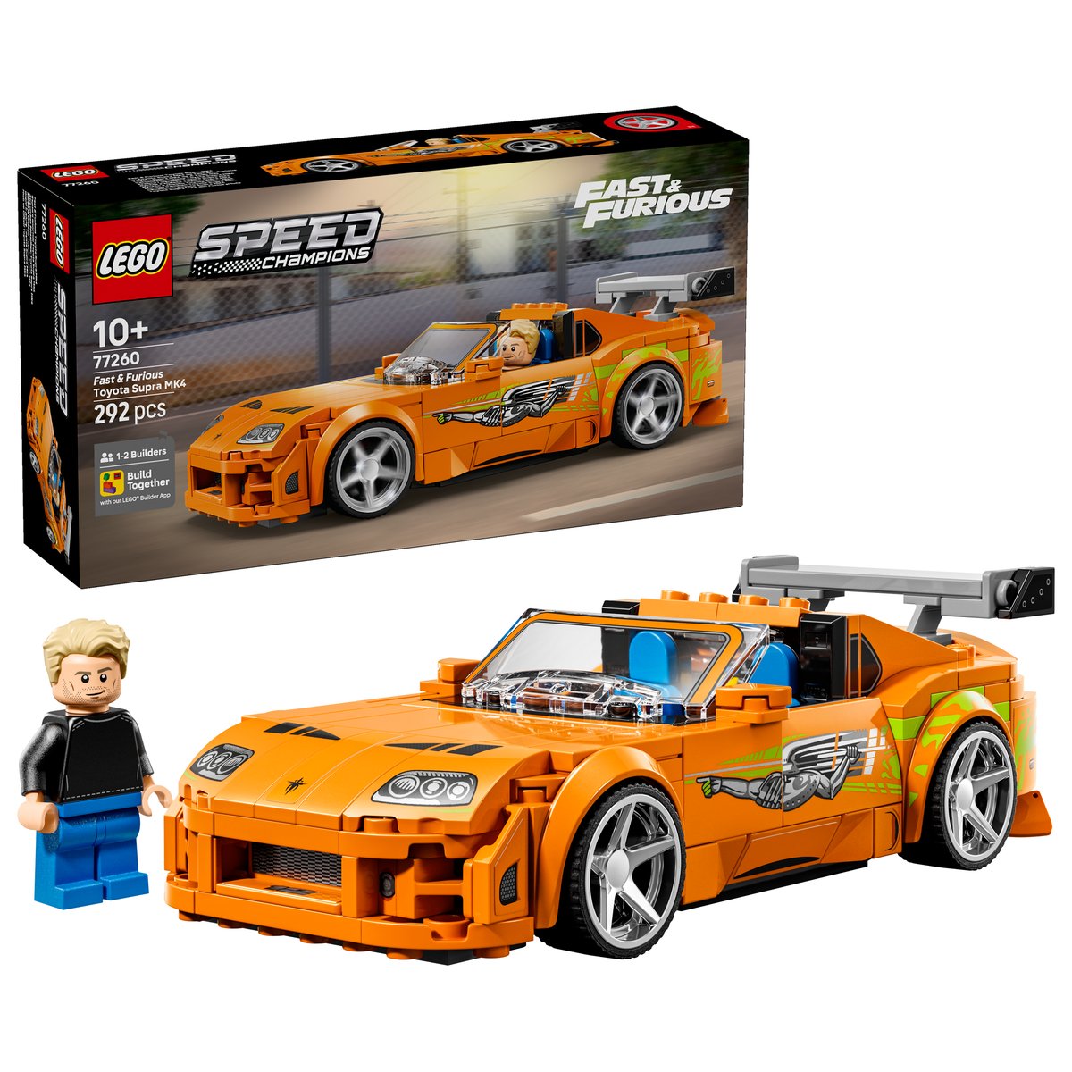 LEGO 77260 LEGO® Speed Champions 77260 - The Fast and The Furious Toyota Supra MK4 – Box & Produkt