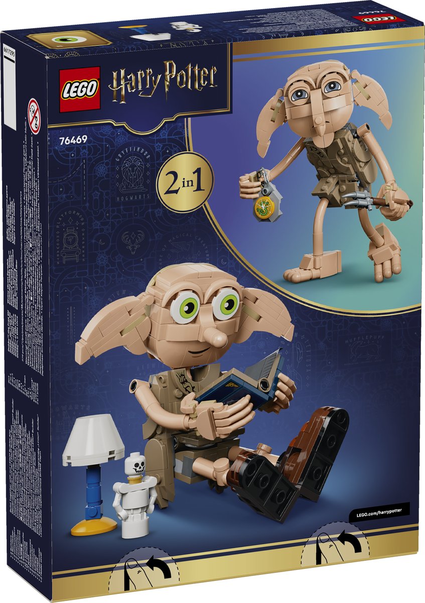 LEGO 76469 LEGO® Harry Potter™ 76469 - Dobby, der Freie Elf – Verpackung hinten