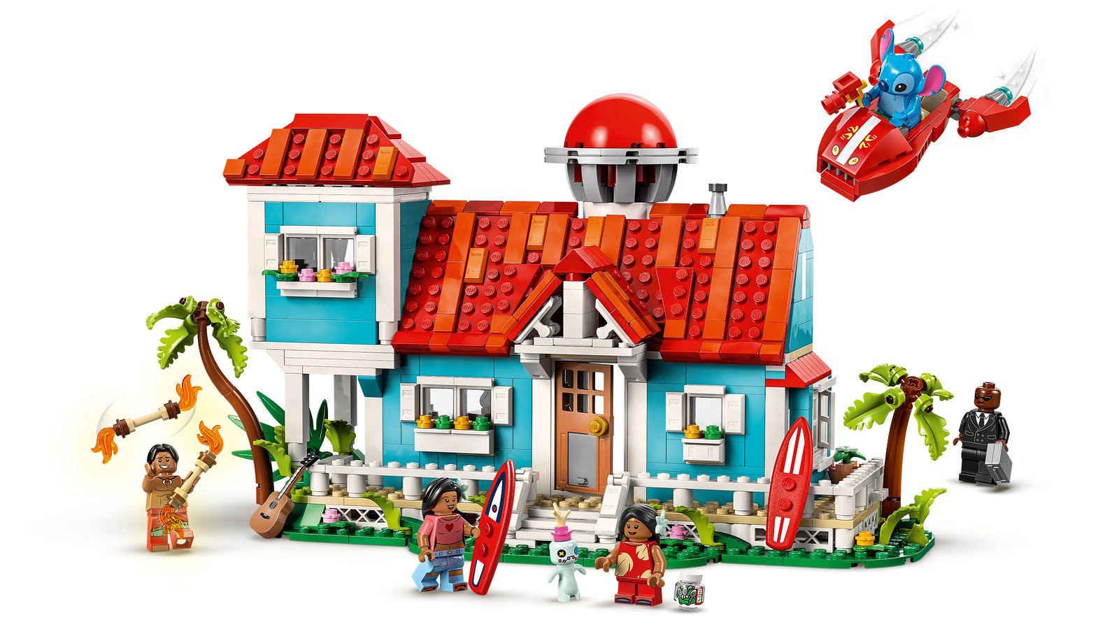 LEGO 43268 LEGO® Disney Classic 43268 - Das Strandhaus aus „Lilo und Stitch“ – Primaeres Produktbild