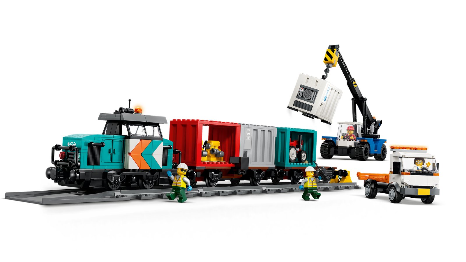LEGO 60509 LEGO® City 60509 - Hafengüterzug mit Kran und LKW – Primäres Produktbild