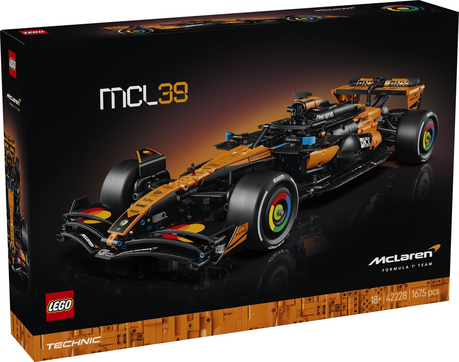 LEGO 42228 LEGO® Technic 42228 - McLaren MCL39 F1® Rennwagen – Verpackung vorne