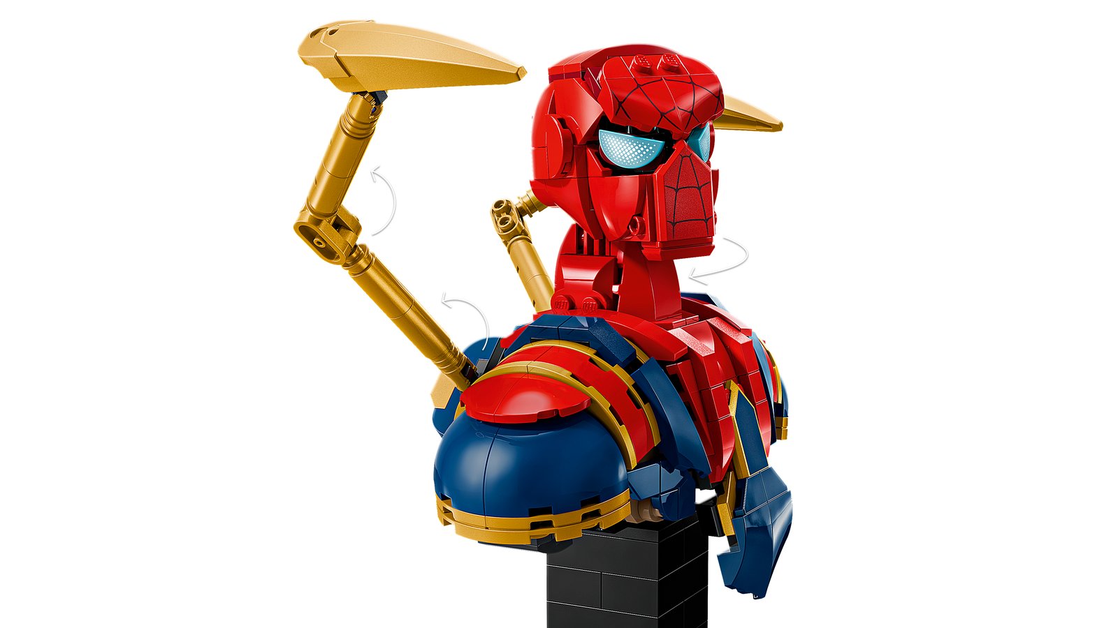 LEGO 76326 LEGO® Super Heroes 76326 - Iron Spider-Man Büste – Detailansicht 4