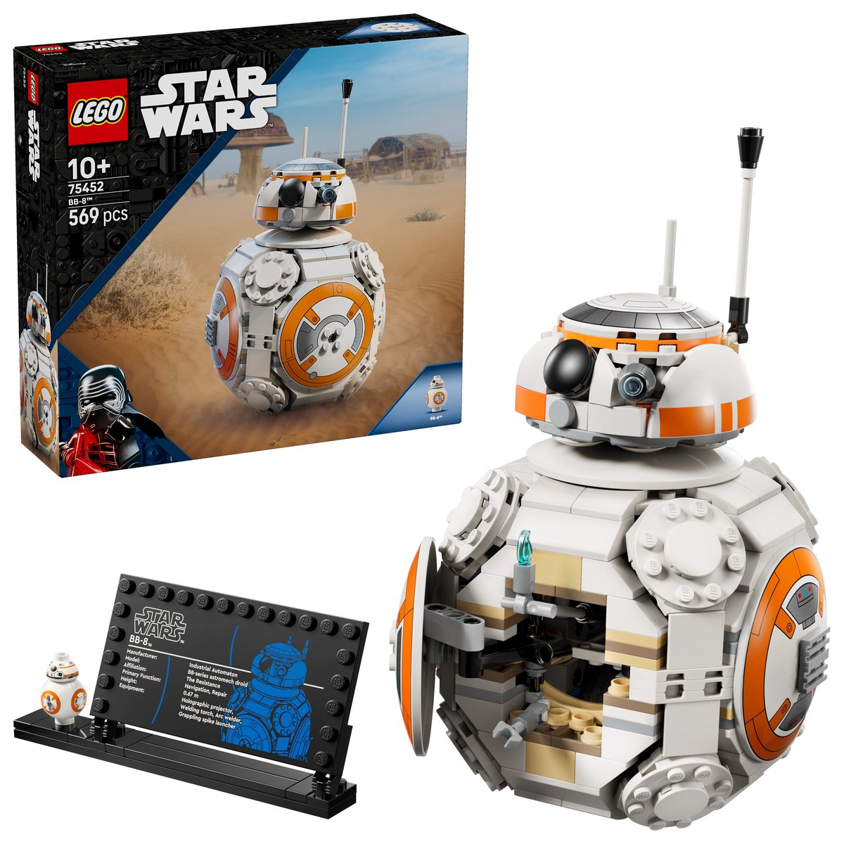 LEGO 75452 LEGO® Star Wars™ 75452 - Der Astromech-Droide BB-8™ – Box & Produkt