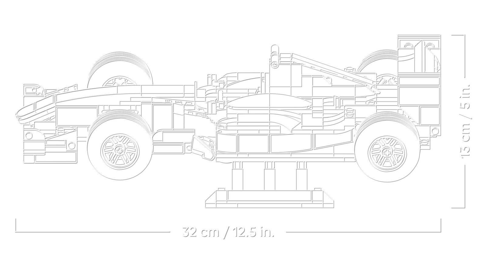 LEGO 11375 LEGO® Icons 11375 - Ferrari F2004 und Michael Schumacher – Detailansicht 8
