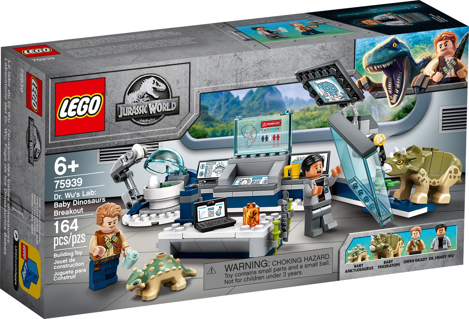LEGO® Jurassic World 75939 - Dr. Wus Labor: Ausbruch der Baby-Dinosaurier